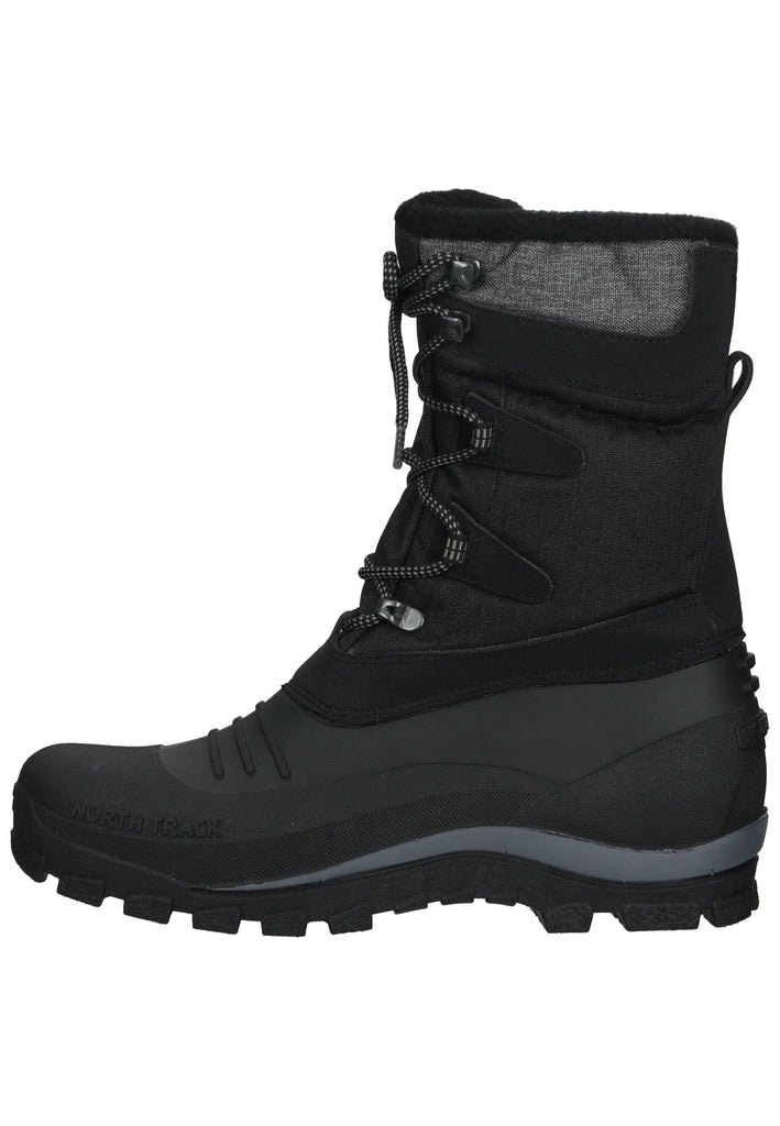 CMP Stiefelette Leder/Textil Schwarz/Grau Warmfutter