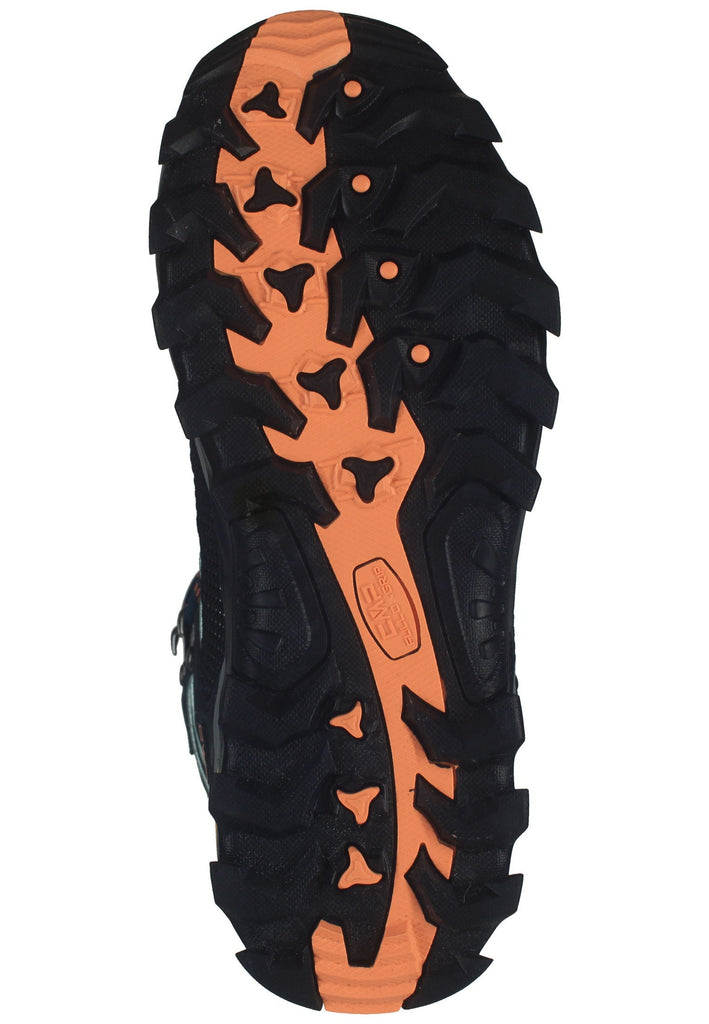 CMP Wanderschuhe Leder/Textil Blau/Orange