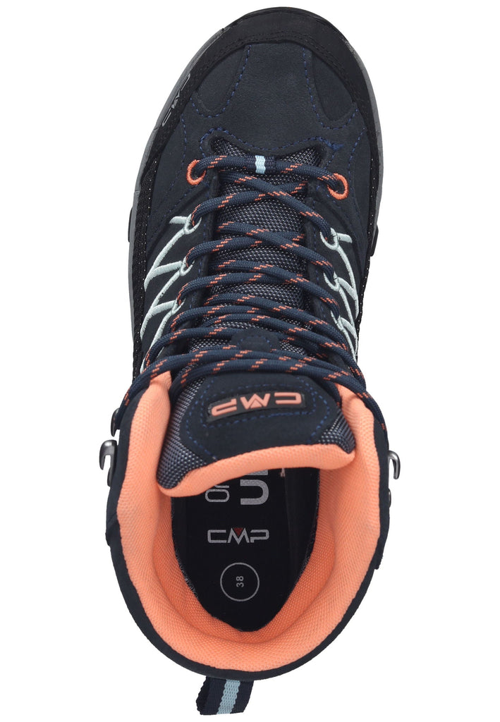CMP Wanderschuhe Leder/Textil Blau/Orange