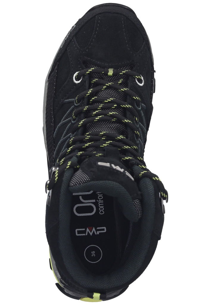 CMP Wanderschuhe Leder/Textil Schwarz/Lime