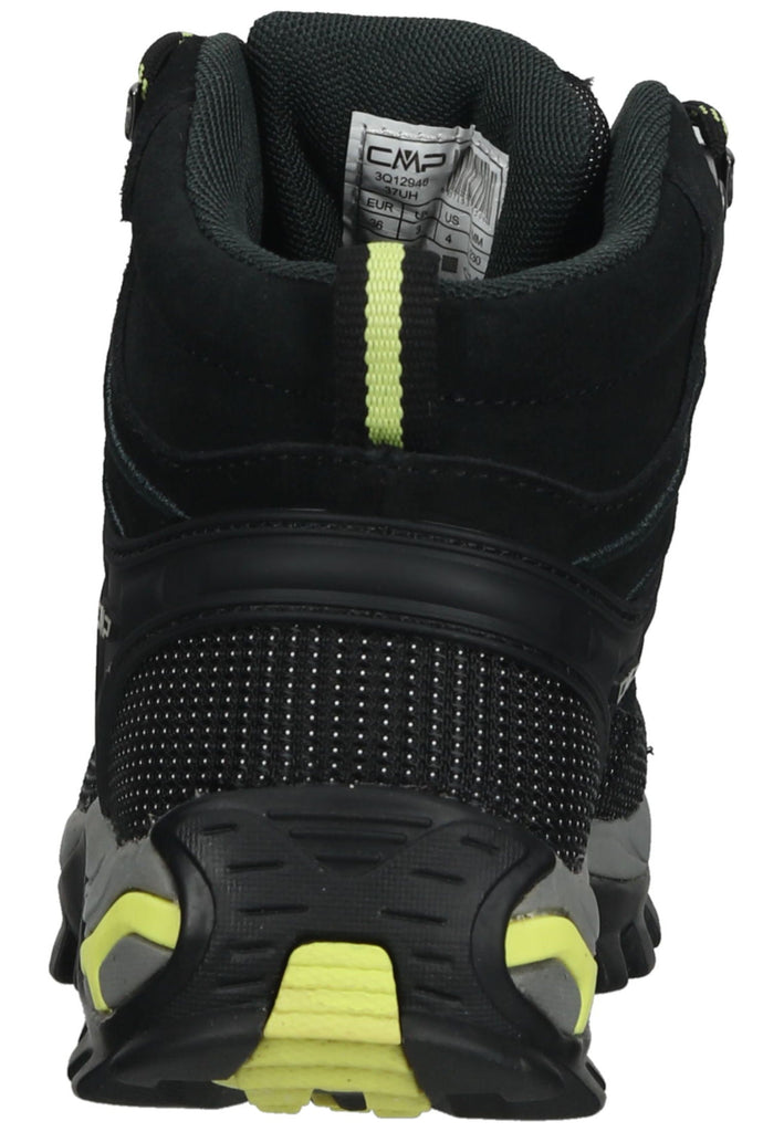 CMP Wanderschuhe Leder/Textil Schwarz/Lime