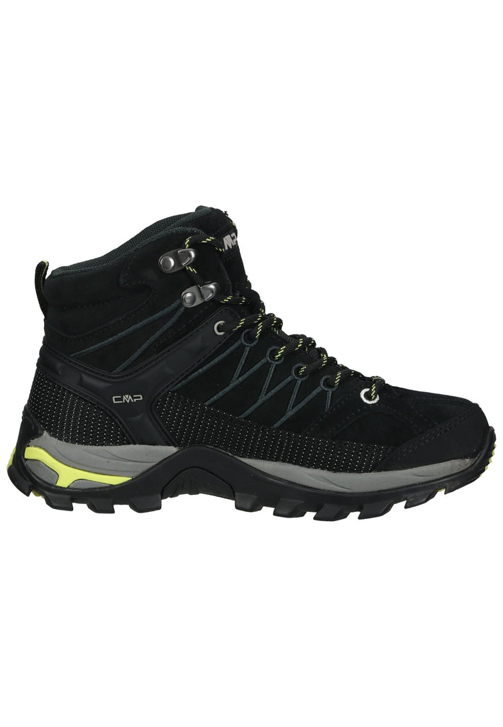 CMP Wanderschuhe Leder/Textil Schwarz/Lime