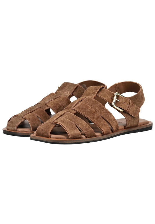 CopenhagenShoes Sandalen Veloursleder Braun