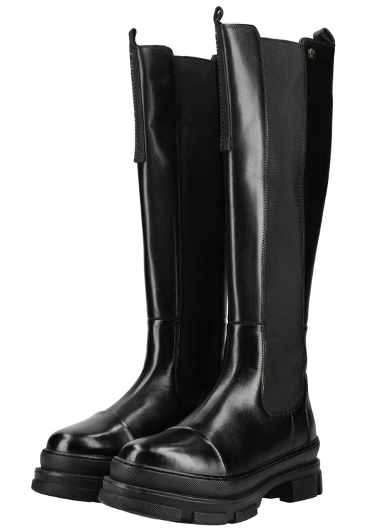 CopenhagenShoes Stiefel Leder/Textil Schwarz