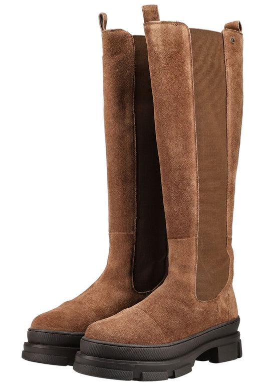 CopenhagenShoes Stiefel Veloursleder/Textil Braun