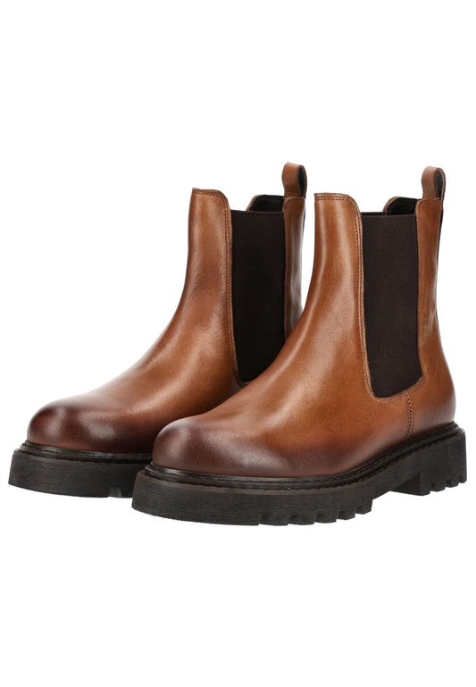 CopenhagenShoes Stiefelette Leder/Textil Tan