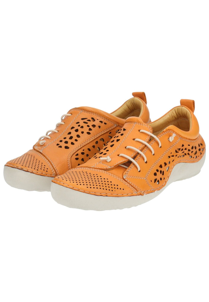 Cosmos Comfort Halbschuhe Leder Orange
