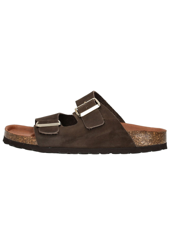 Pantoletten Cosmos Comfort Pantoletten Leder Dunkelbraun