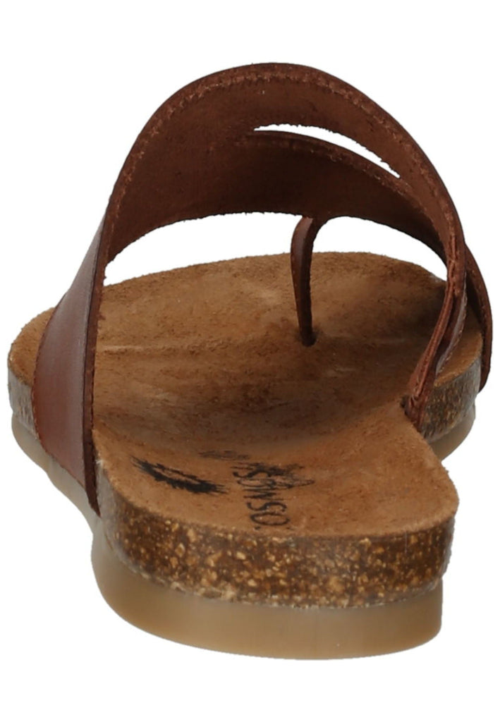 Cosmos Comfort Pantoletten Leder Kastanie