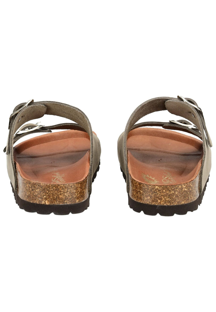 Cosmos Comfort Pantoletten Leder Khaki