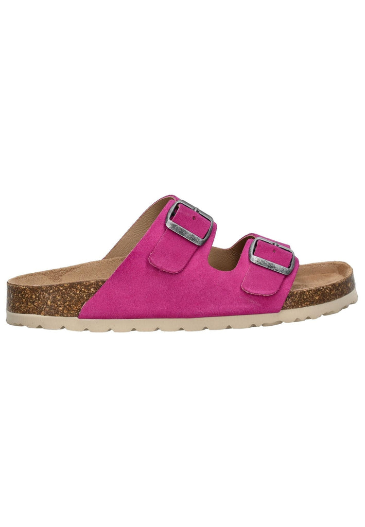 Cosmos Comfort Pantoletten Leder Pink
