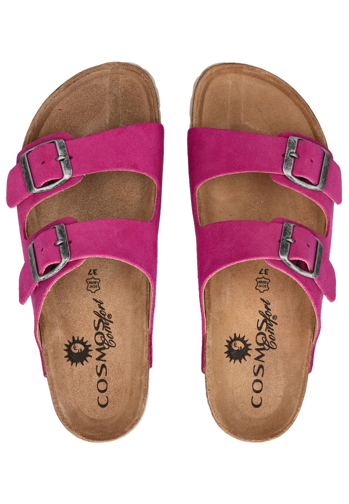 Cosmos Comfort Pantoletten Leder Pink