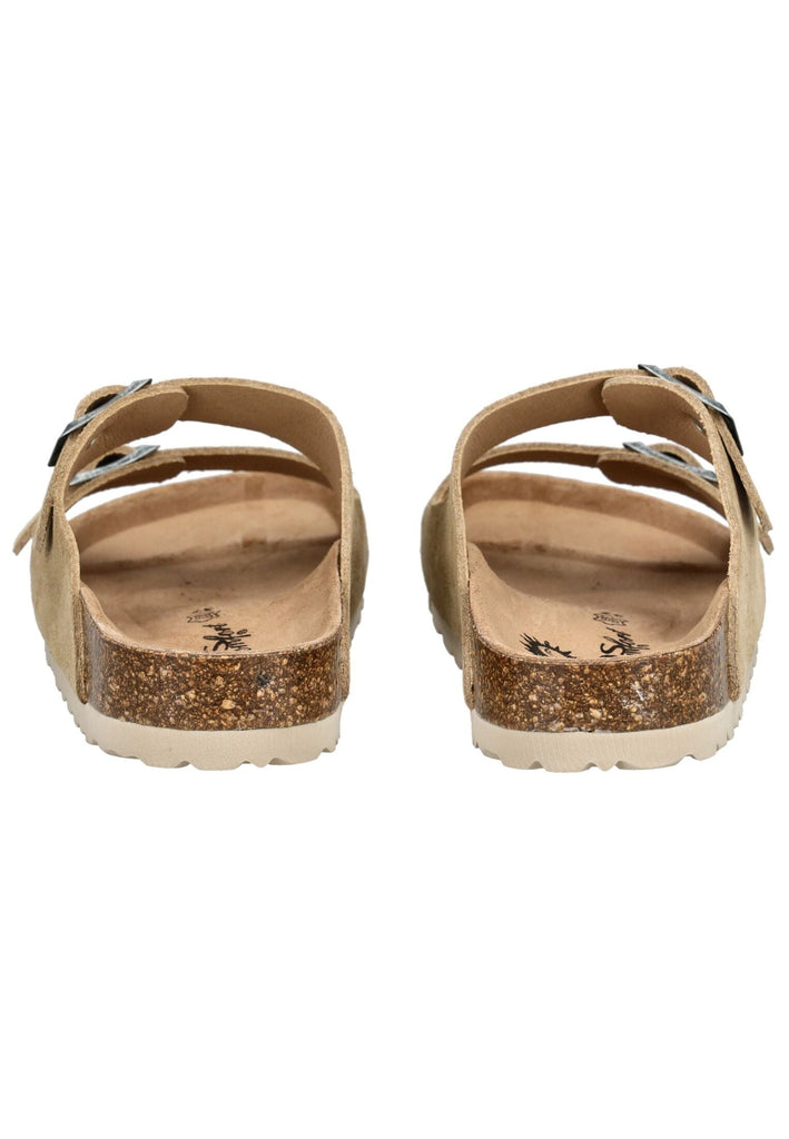 Cosmos Comfort Pantoletten Leder Taupe