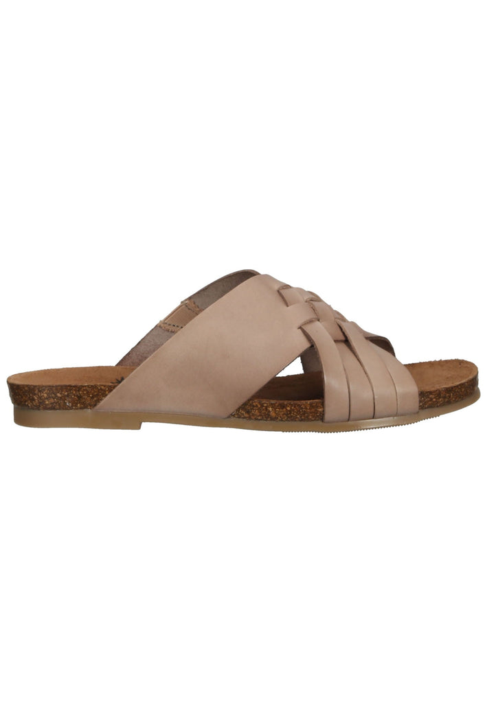 Cosmos Comfort Pantoletten Leder Taupe