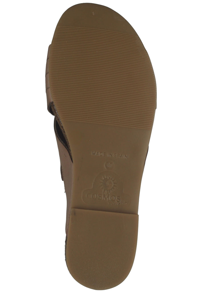 Cosmos Comfort Pantoletten Leder Taupe