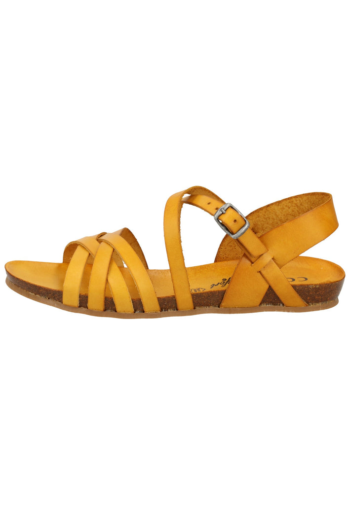 Sandalen Cosmos Comfort Sandalen Leder Gelb