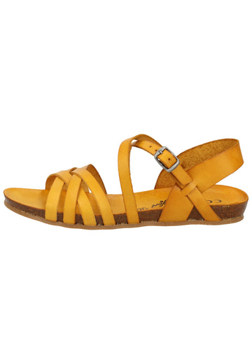 Sandalen Cosmos Comfort Sandalen Leder Gelb