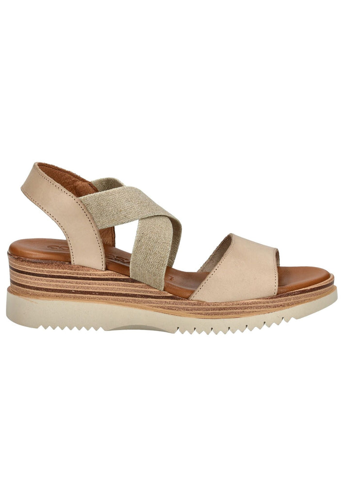 Cosmos Comfort Sandalen Leder Beige