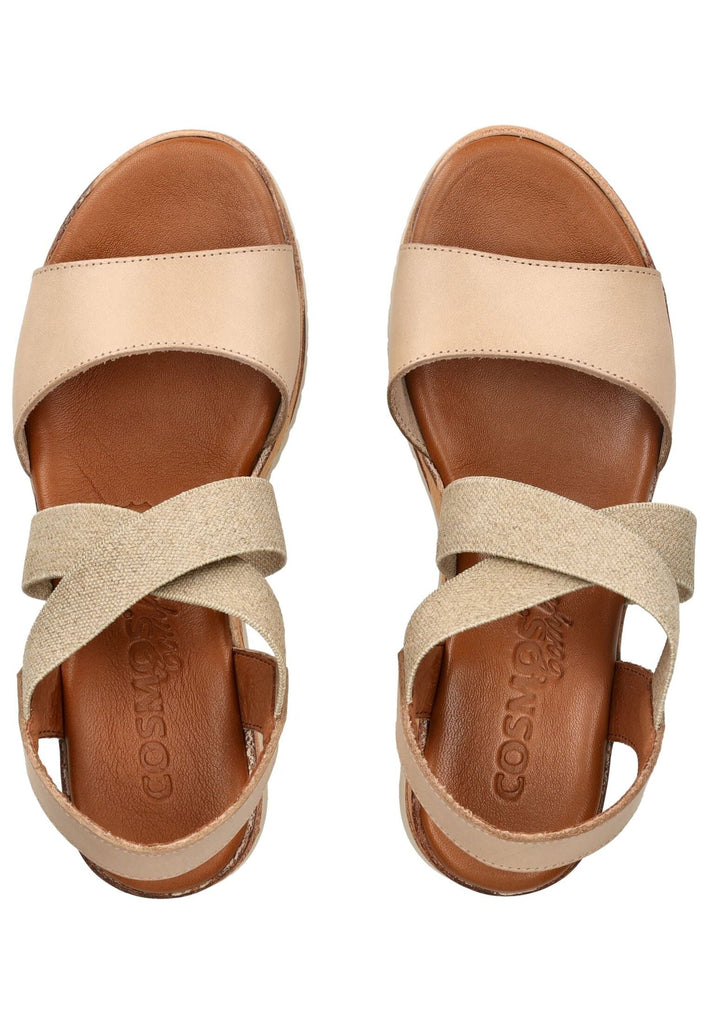 Cosmos Comfort Sandalen Leder Beige