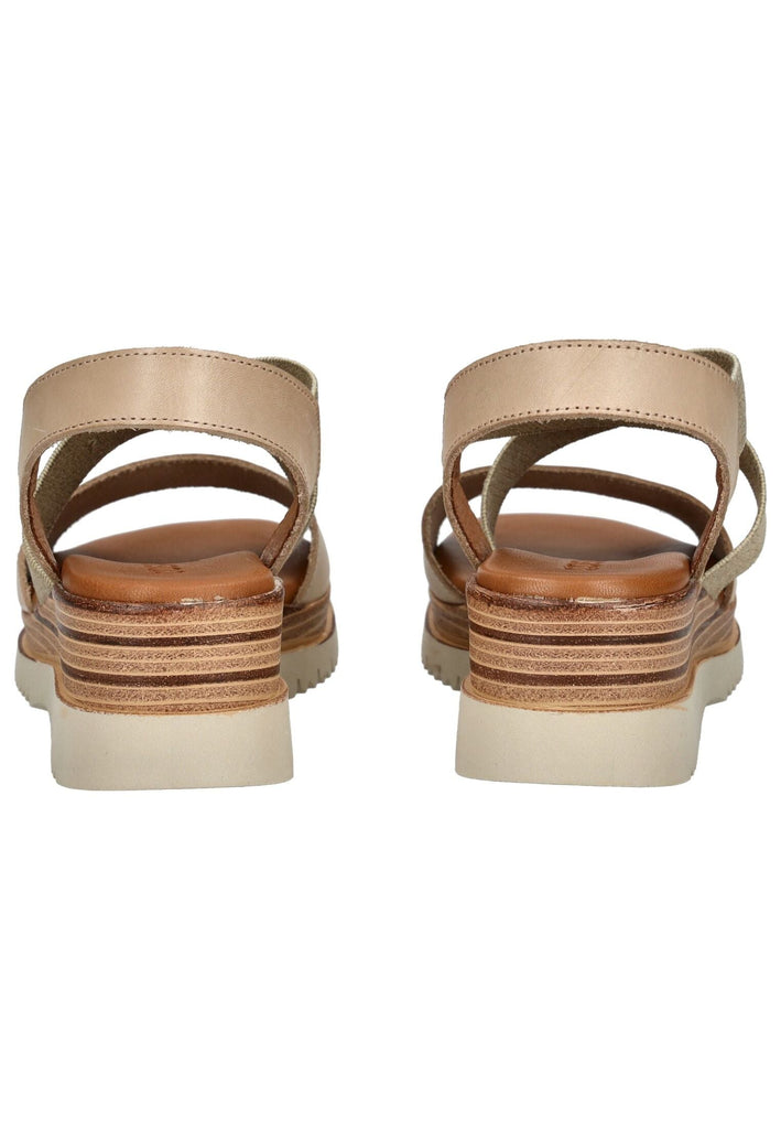 Cosmos Comfort Sandalen Leder Beige