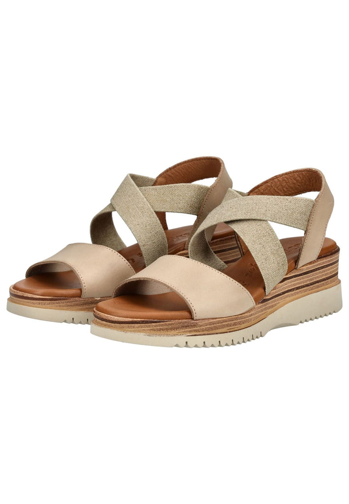 Cosmos Comfort Sandalen Leder Beige