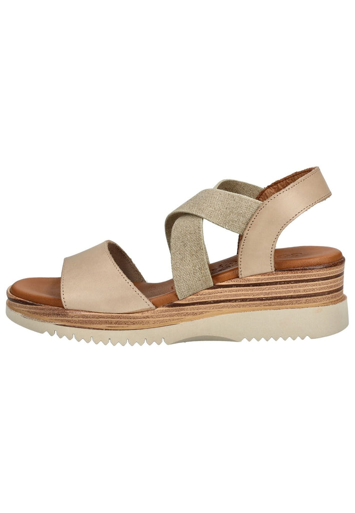 Cosmos Comfort Sandalen Leder Beige