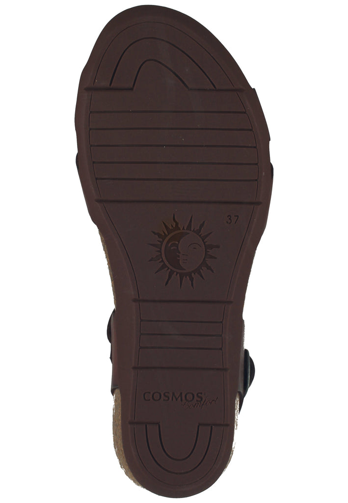 Cosmos Comfort Sandalen Leder Dunkelbraun