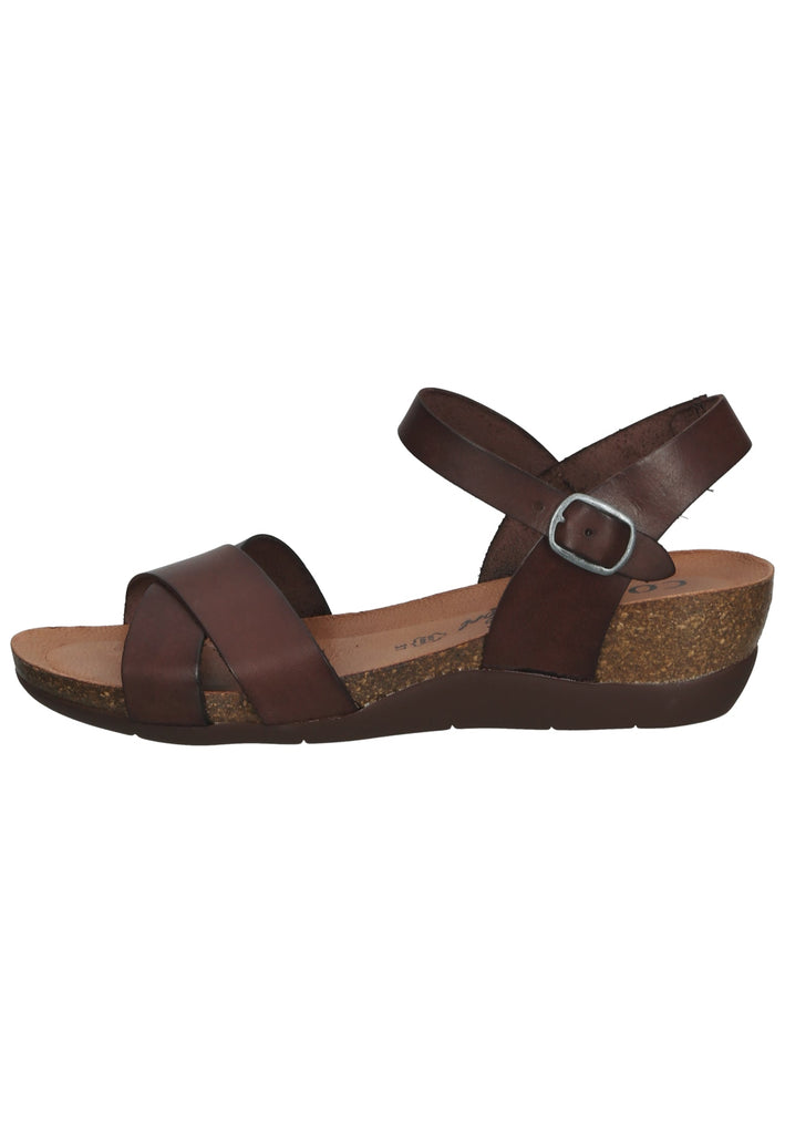 Cosmos Comfort Sandalen Leder Dunkelbraun