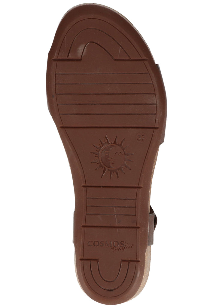 Cosmos Comfort Sandalen Leder Dunkelbraun