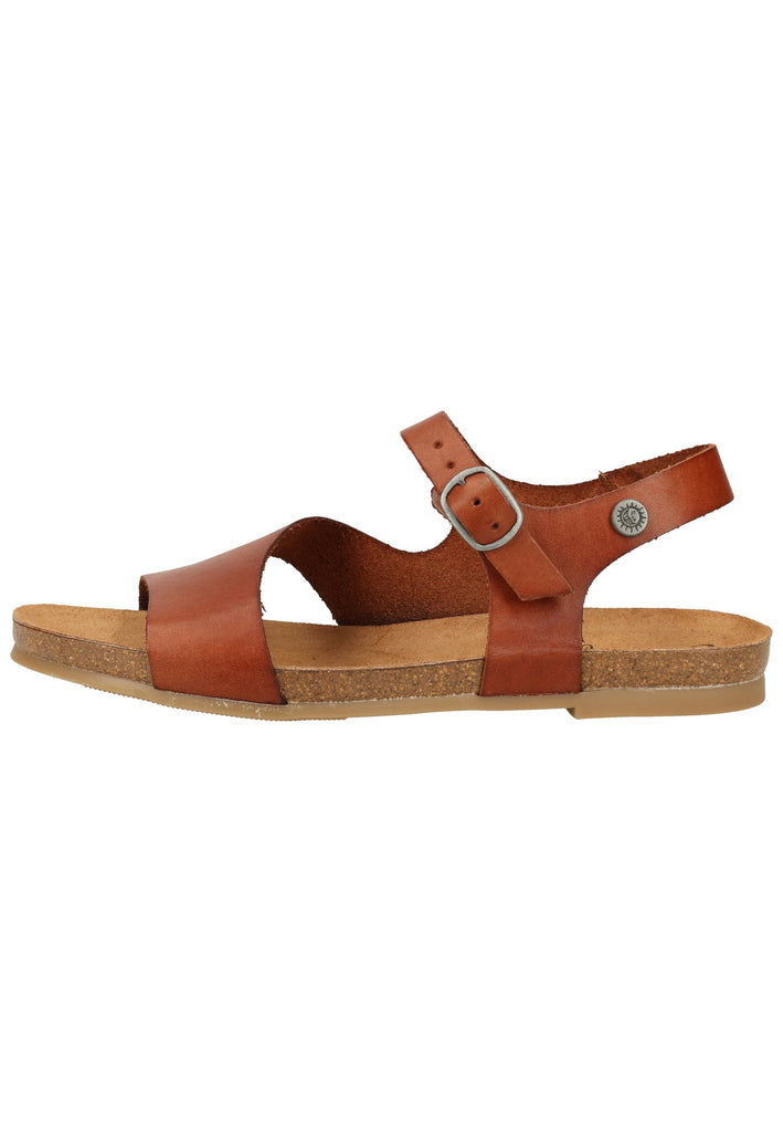 Cosmos Comfort Sandalen Leder Kastanie