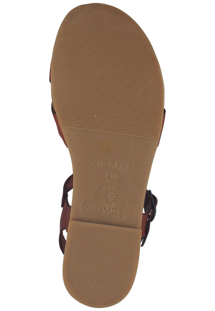 Cosmos Comfort Sandalen Leder Kastanie