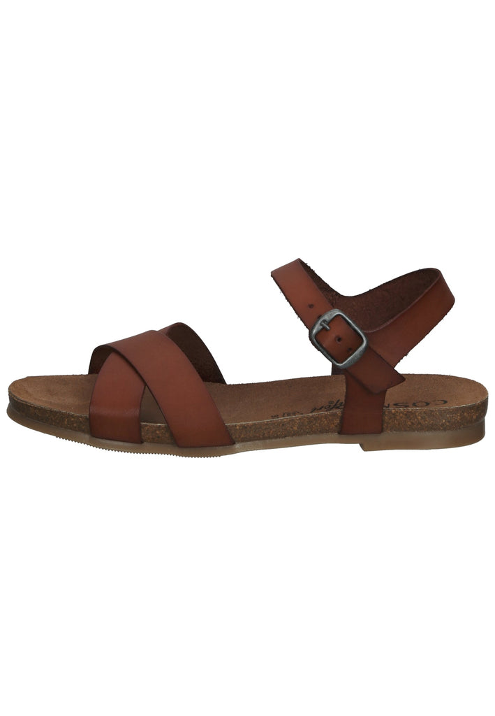 Cosmos Comfort Sandalen Leder Kastanie