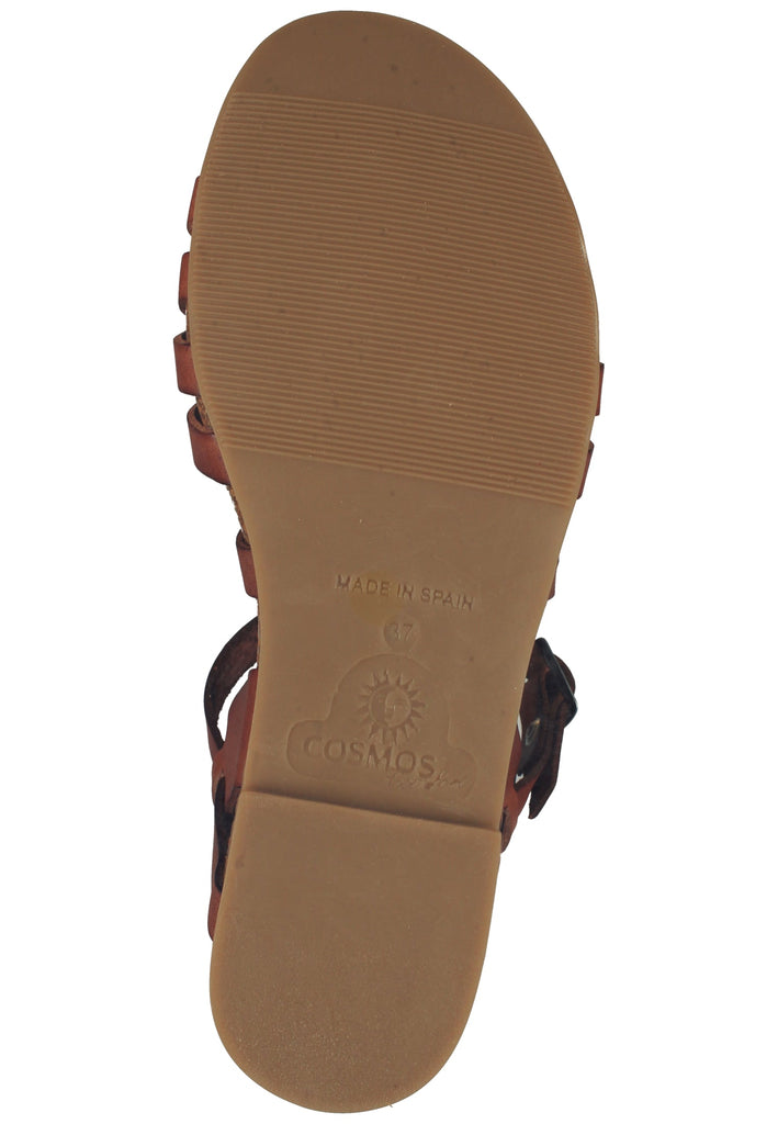 Cosmos Comfort Sandalen Leder Kastanie