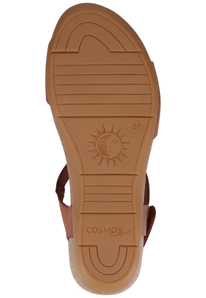 Cosmos Comfort Sandalen Leder Mittelbraun