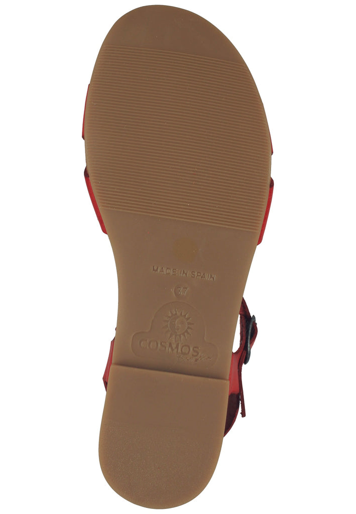 Cosmos Comfort Sandalen Leder Rot
