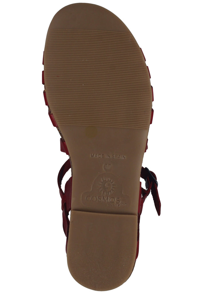 Cosmos Comfort Sandalen Leder Rot