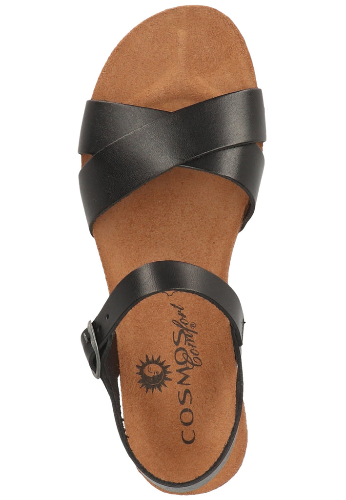 Cosmos Comfort Sandalen Leder Schwarz