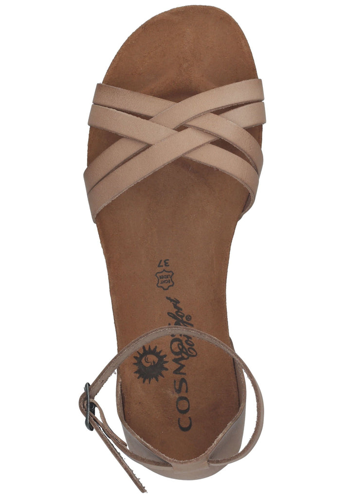 Cosmos Comfort Sandalen Leder Taupe