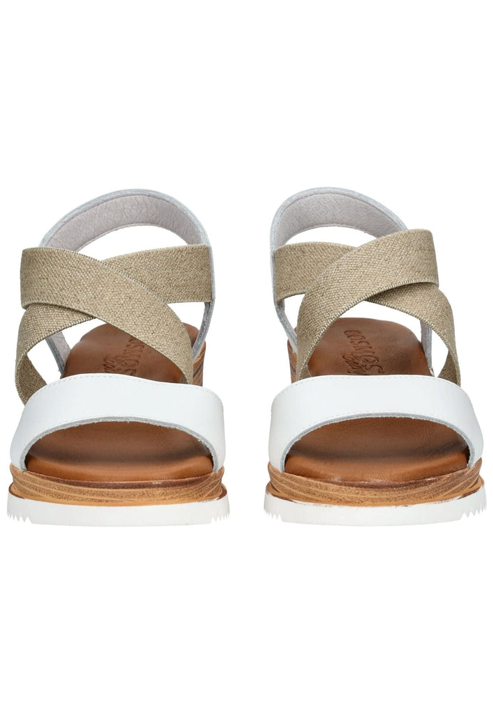 Cosmos Comfort Sandalen Leder Weiß