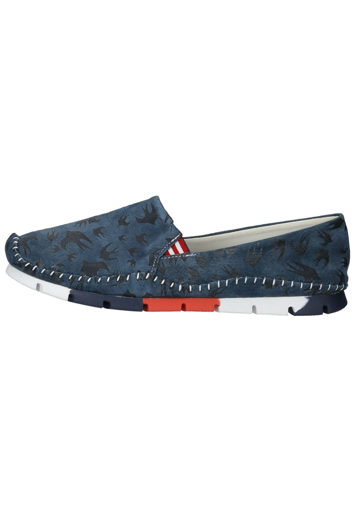 Slipper Cosmos Comfort Slipper Leder Blau