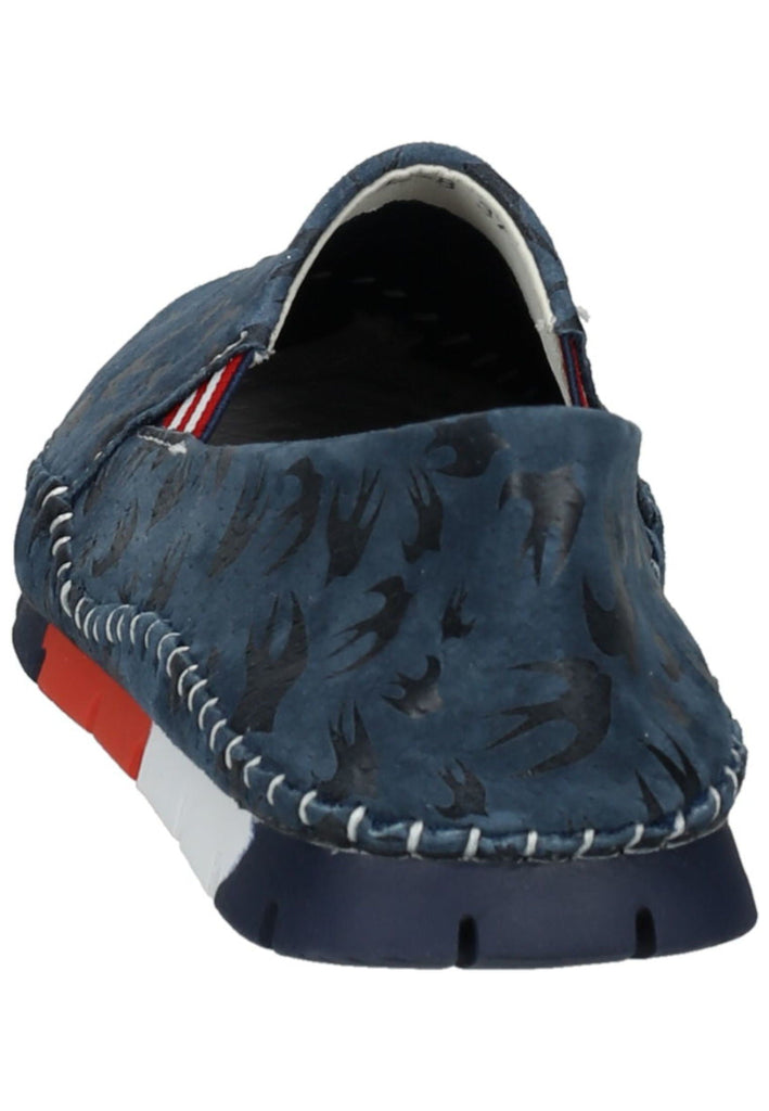 Cosmos Comfort Slipper Leder Blau