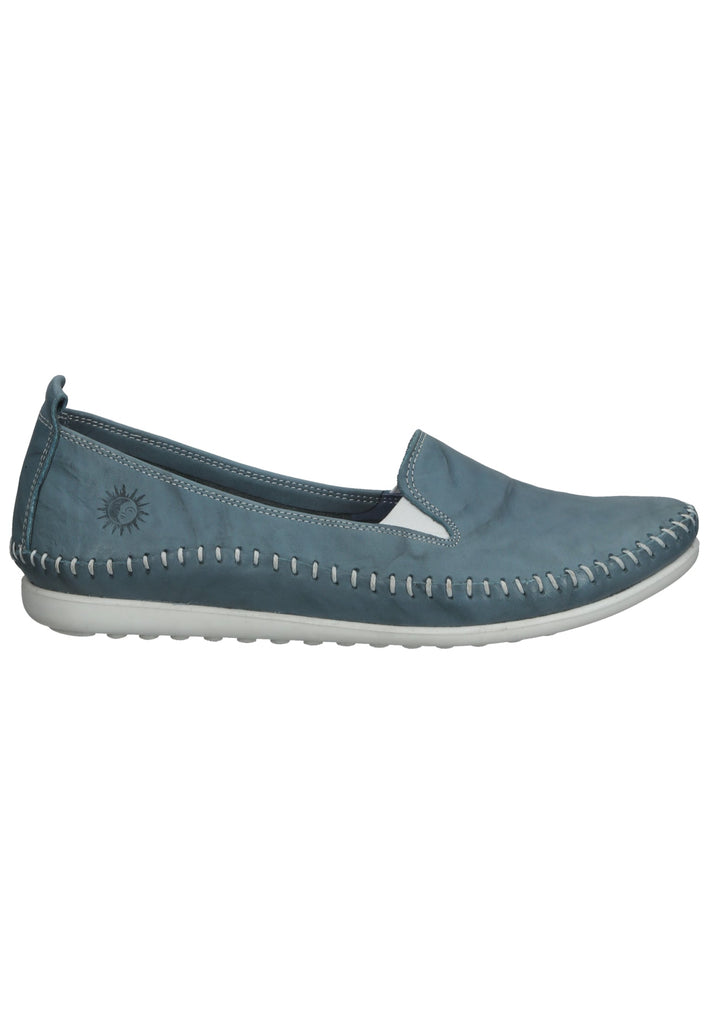 Cosmos Comfort Slipper Leder Blau