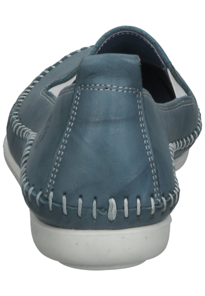 Cosmos Comfort Slipper Leder Blau