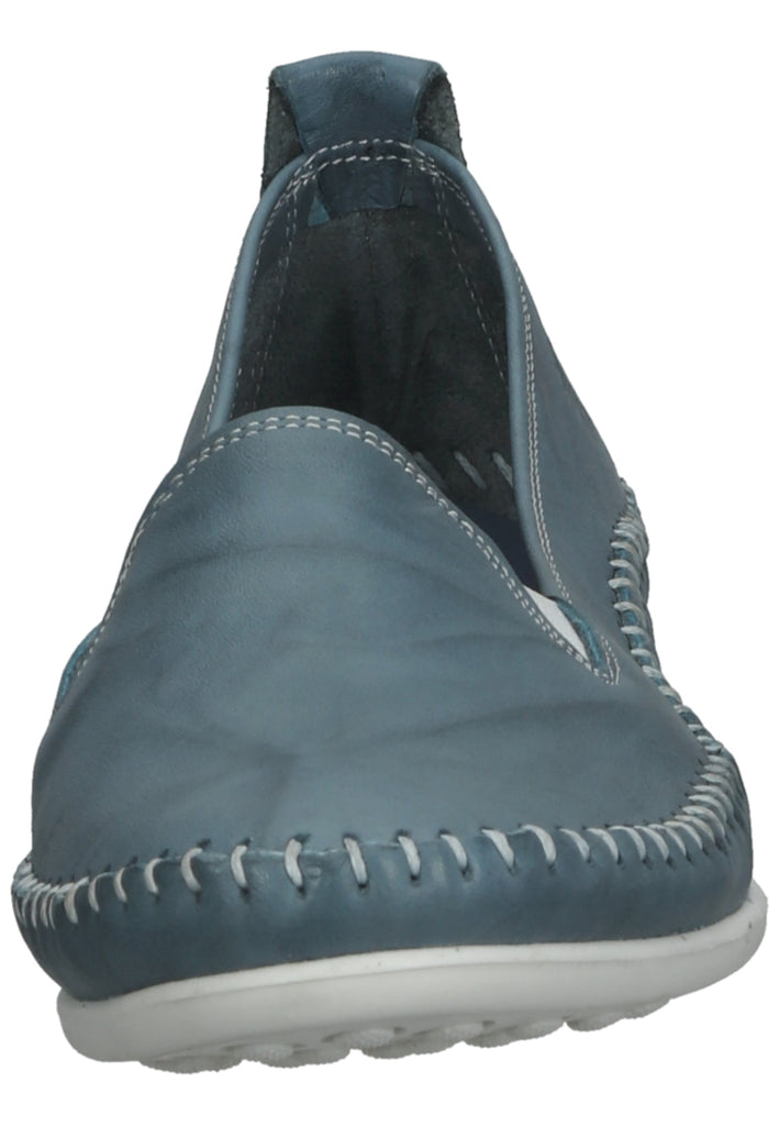 Cosmos Comfort Slipper Leder Blau