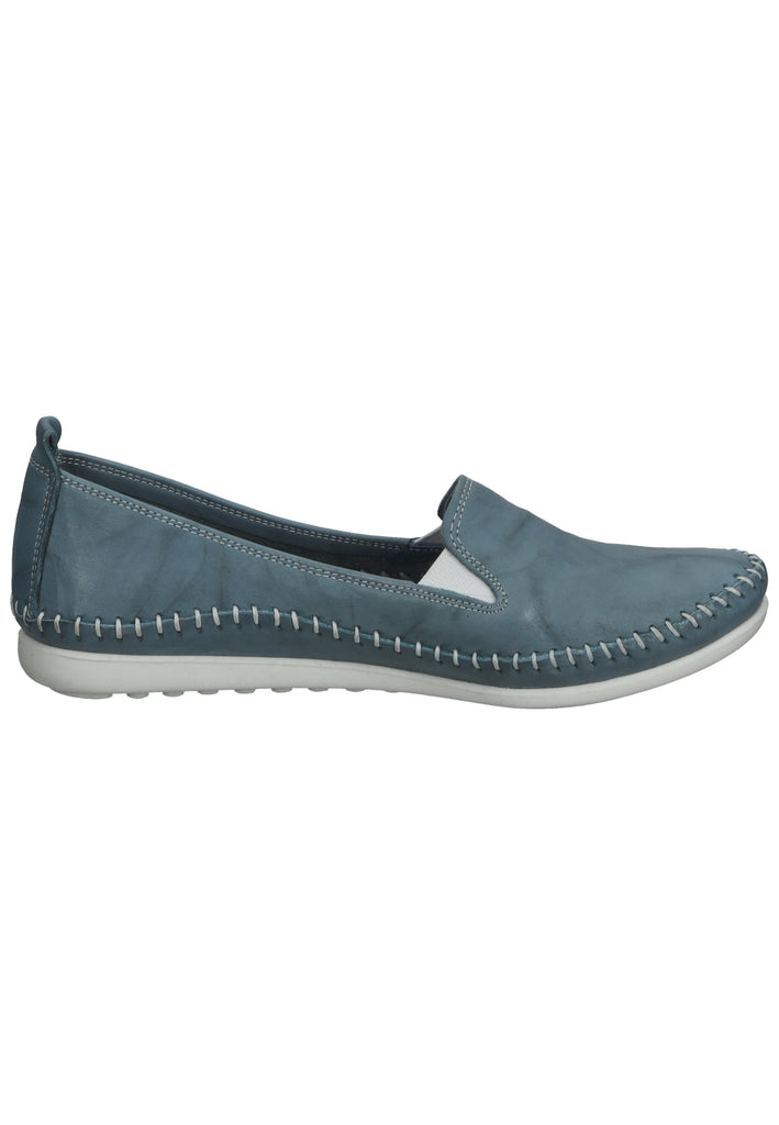 Cosmos Comfort Slipper Leder Blau