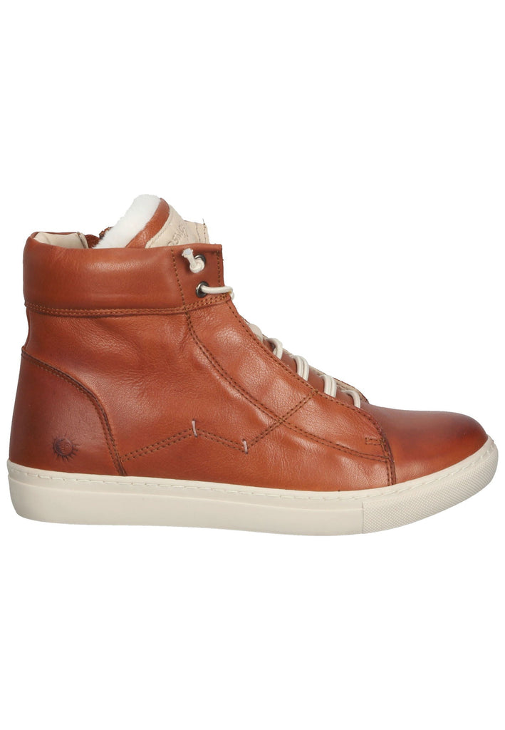 Cosmos Comfort Sneaker Leder Cognac Warmfutter