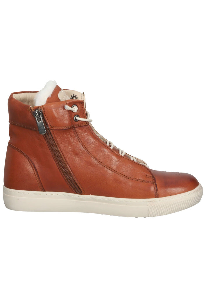 Cosmos Comfort Sneaker Leder Cognac Warmfutter