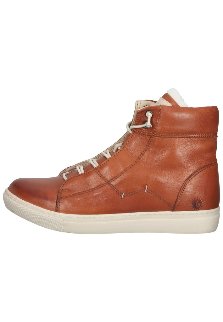 Cosmos Comfort Sneaker Leder Cognac Warmfutter