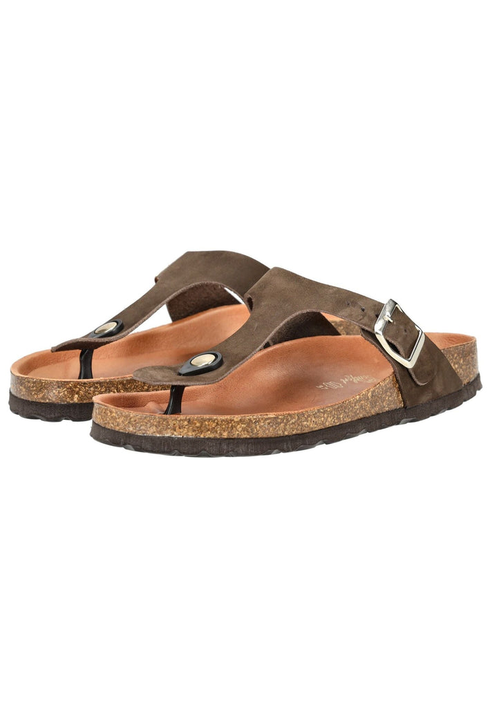 Cosmos Comfort Zehensteg Leder Dunkelbraun