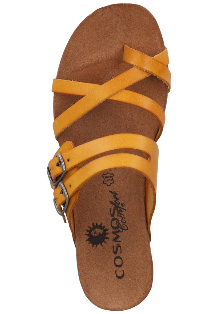 Cosmos Comfort Zehensteg Leder Gelb